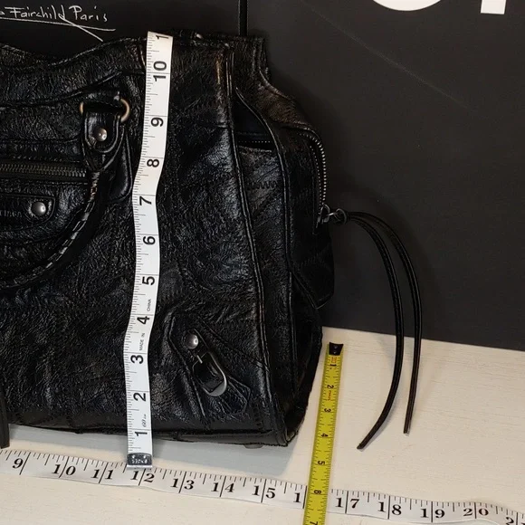 BALENCIAGA Neo Patchwork Classic City Shoulder Bag Black leather Balenciaga 🔥 - Picture 14 of 17